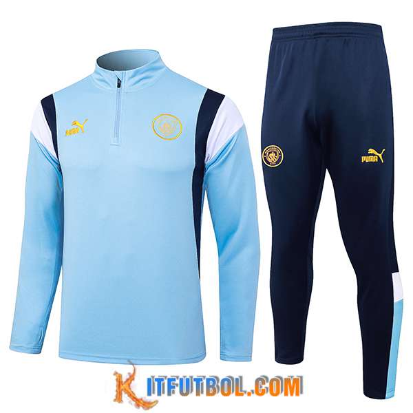 Chandal Equipos De Futbol Manchester City Azul Claro 2023/2024 -07