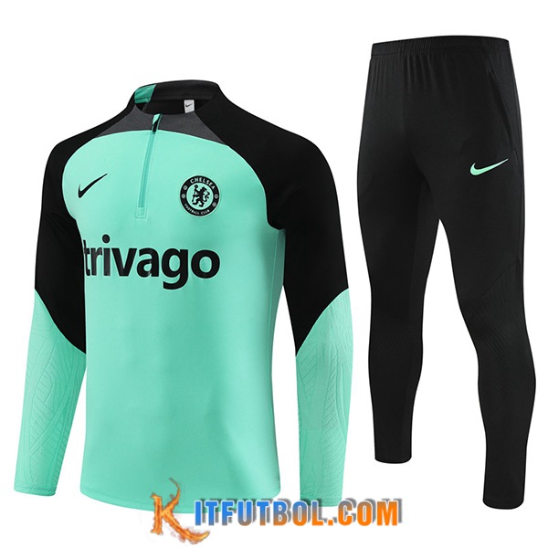 Chandal Equipos De Futbol FC Chelsea Verde/Negro 2023/2024