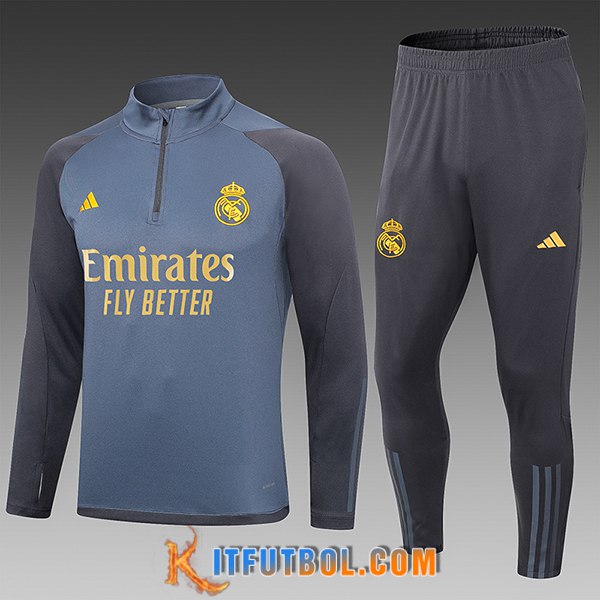 Chandal Equipos De Futbol Real Madrid Ninos Gris 2023/2024 -02