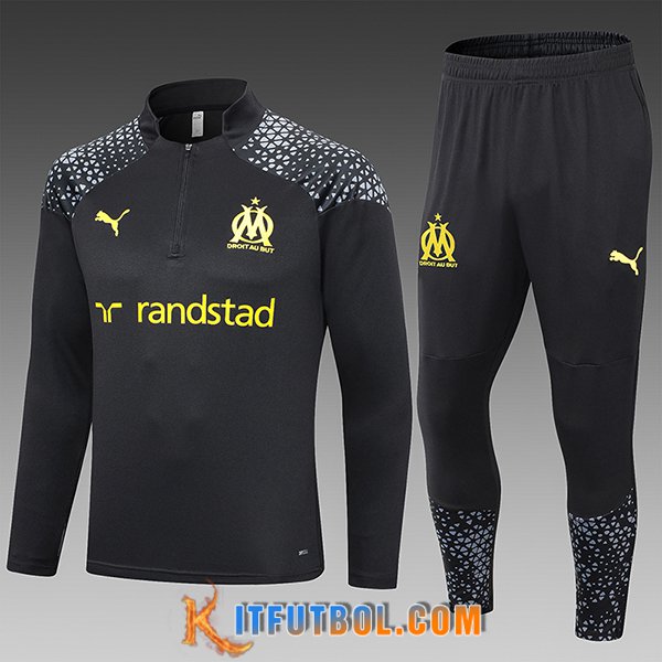 Chandal Equipos De Futbol Marsella Ninos Negro 2023/2024 -03