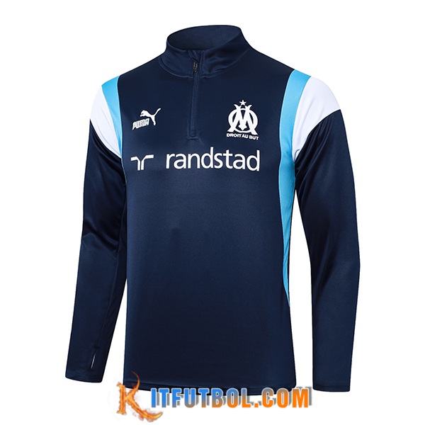 Sudadera De Entrenamiento Marsella Azul marino 2023/2024 -02