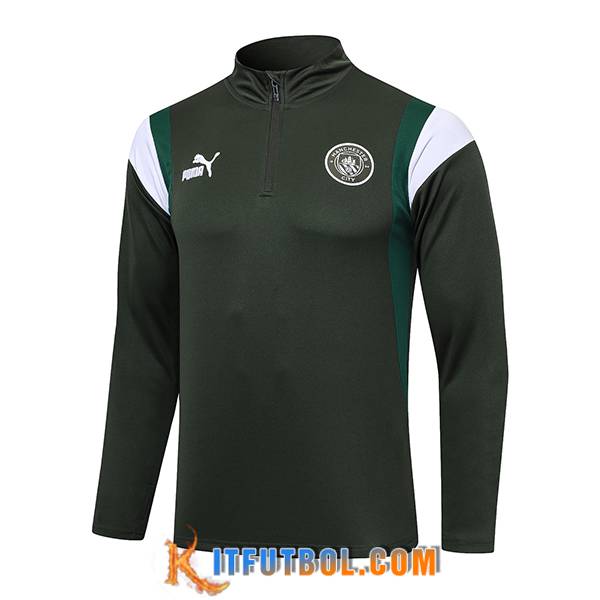 Sudadera De Entrenamiento Manchester City Verde 2023/2024