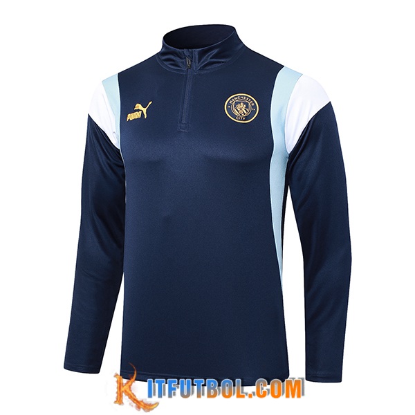Sudadera De Entrenamiento Manchester City Azul marino 2023/2024 -02
