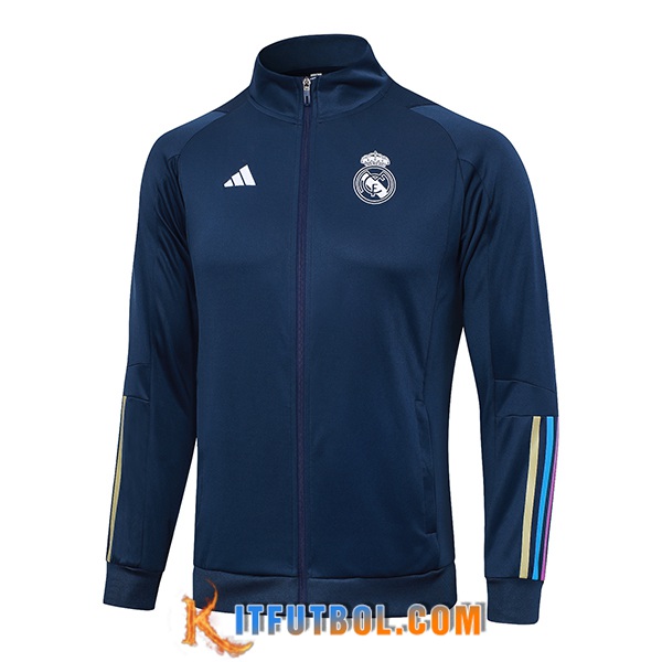 Chaquetas Futbol Real Madrid Azul marino 2023/2024 -02