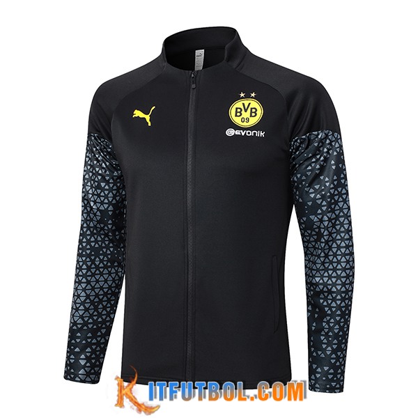 Chaquetas Futbol Dortmund Negro 2023/2024 -03