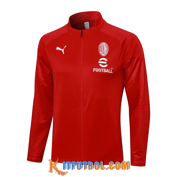 Chaquetas Futbol AC Milan Rojo 2023/2024