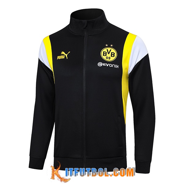 Chaquetas Futbol Dortmund Negro 2023/2024 -02