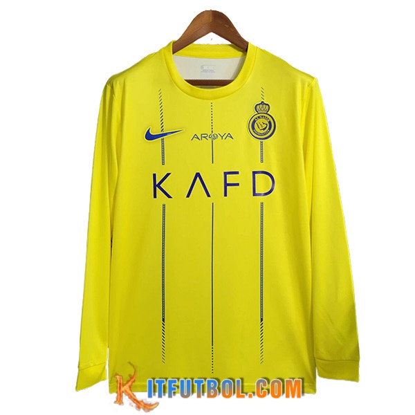 Camisetas De Futbol Al-Nassr Primera Manga Largas 2023/2024