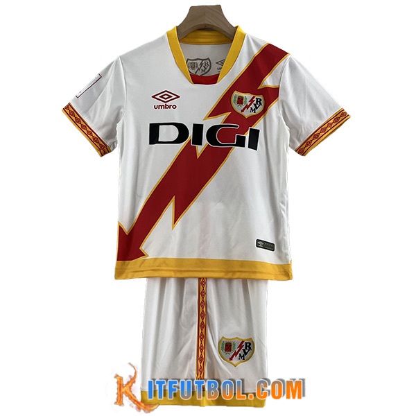 Camisetas De Futbol Rayo Vallecano Ninos Primera 2023/2024