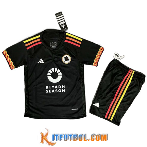 Camisetas De Futbol AS Roma Ninos Tercera 2023/2024