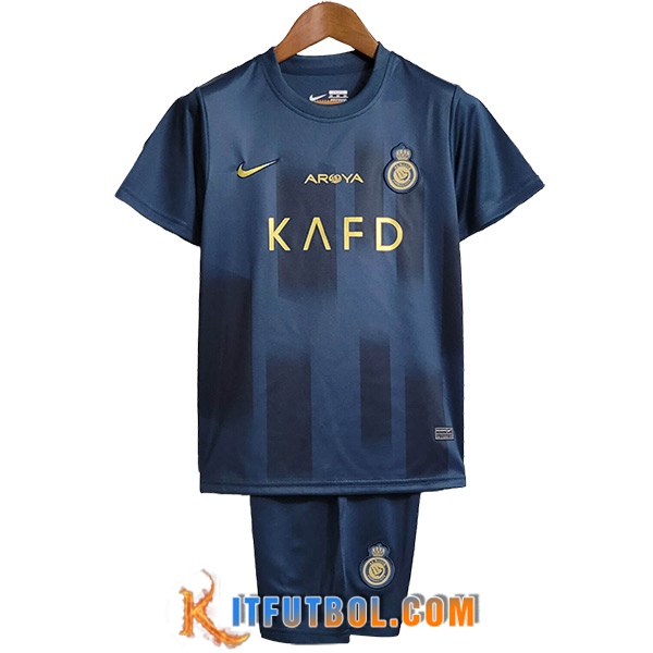 Nueva Camisetas De Futbol Al-Nassr Ninos Primera 2023/2024