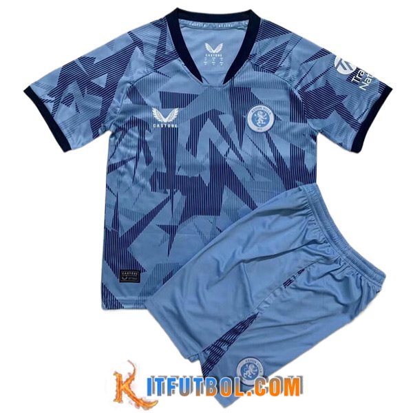 Camisetas De Futbol Aston Villa Ninos Tercera 2023/2024