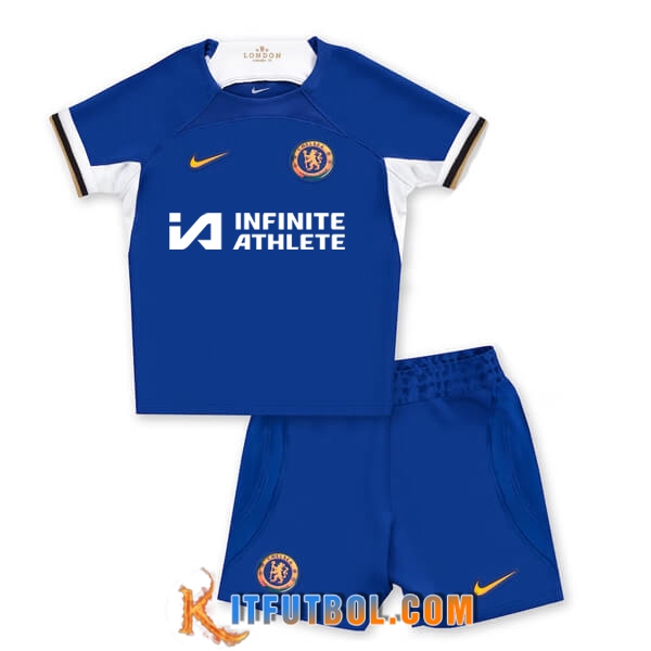 Camisetas De Futbol FC Chelsea Ninos Sponsor Primera 2023/2024