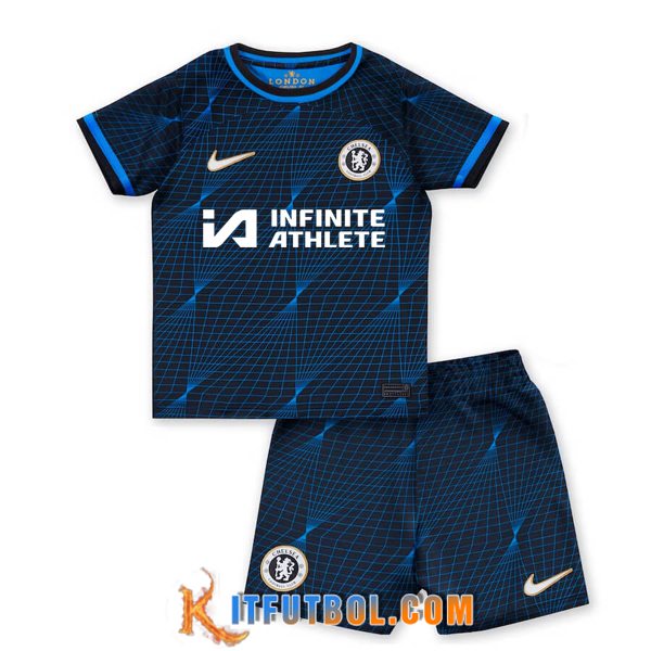 Camisetas De Futbol FC Chelsea Ninos Sponsor Segunda 2023/2024
