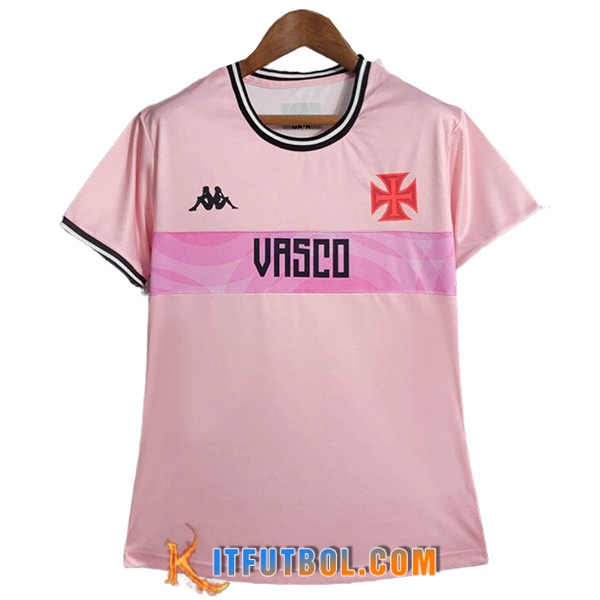 Camisetas De Futbol CR Vasco Da Gama Mujer Rosa 2023/2024