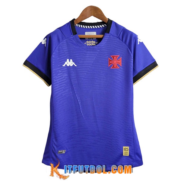 Camisetas De Futbol CR Vasco Da Gama Mujer Azul 2023/2024