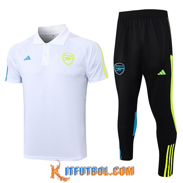 Camiseta Polo Arsenal Blanco 2023/2024
