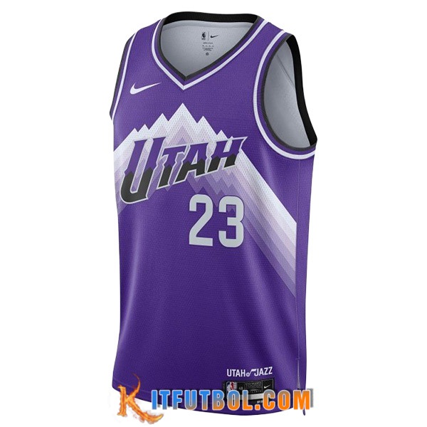 Camisetas De Futbol Utah Jazz (MARKKANEN #23) 2023/24 Violeta