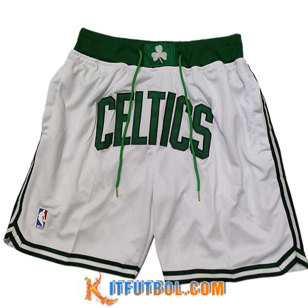 Cortos NBA Boston Celtics 2023/24 Blanco/Verde