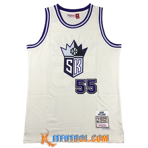 Camisetas De Futbol New Sacramento Kings (WILLIAMS #55) 2023/24 Blanco