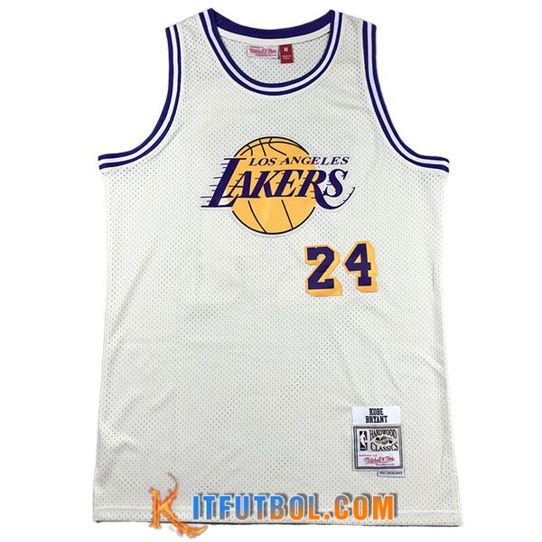 Camisetas De Futbol Los Angeles Lakers (BRYANT #24) 2023/24 Blanco -02