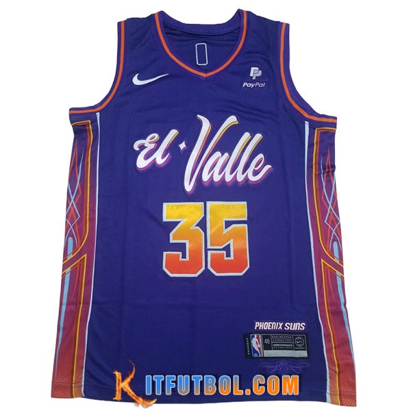 Camisetas De Futbol Phoenix Suns (DURANT #35) 2023/24 Violeta -02
