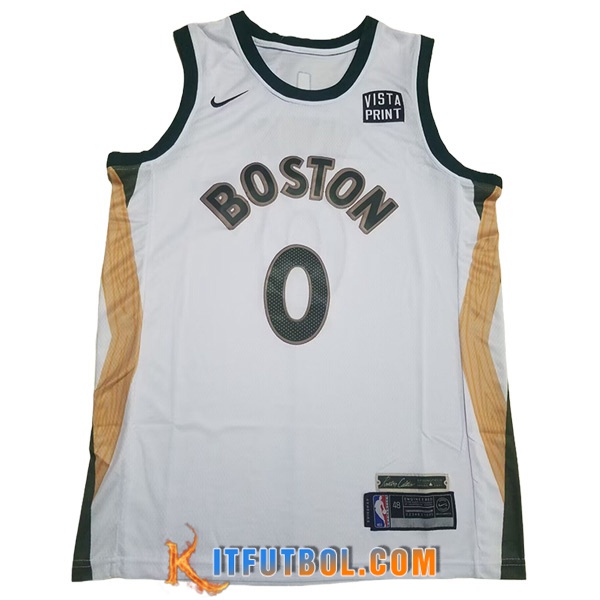 Camisetas De Futbol Boston Celtics (TATUM #0) 2023/24 Blanco