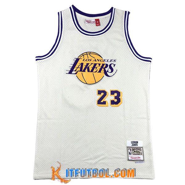 Camisetas De Futbol Los Angeles Lakers (JAMES #23) 2023/24 Blanco -03