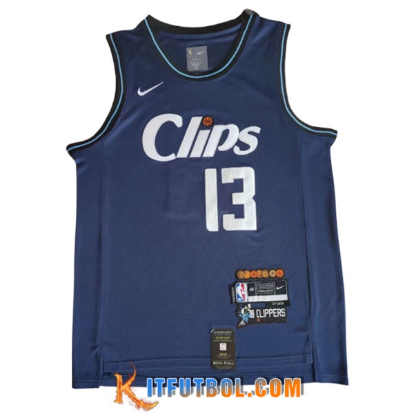 Camisetas De Futbol Los Angeles Clippers (GEORGE #13) 2023/24 Azul