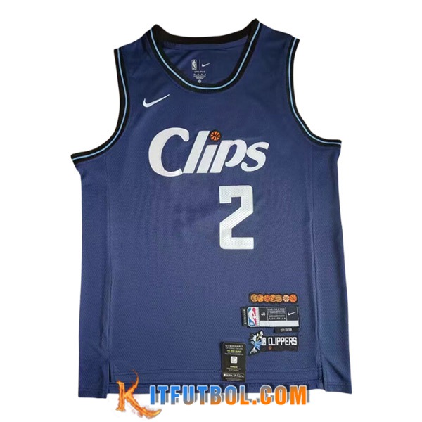 Camisetas De Futbol Los Angeles Clippers (LEONARD #2) 2023/24 Azul