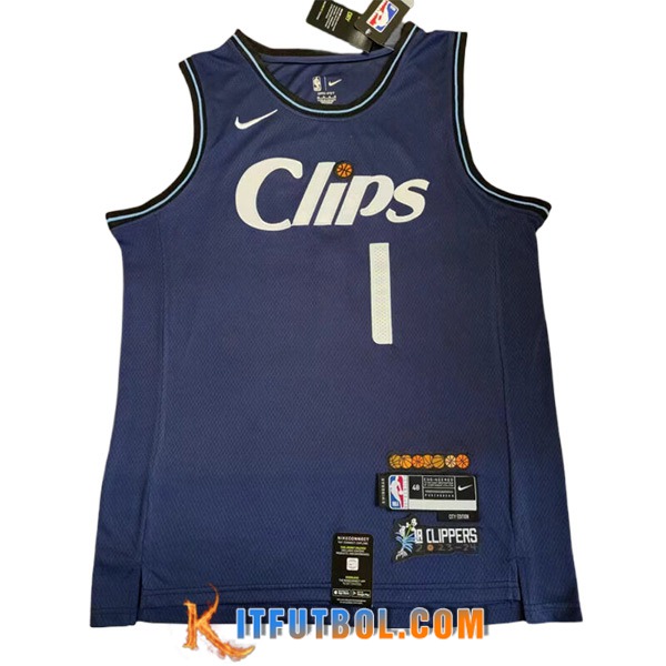 Camisetas De Futbol Los Angeles Clippers (HARDEN #1) 2023/24 Azul
