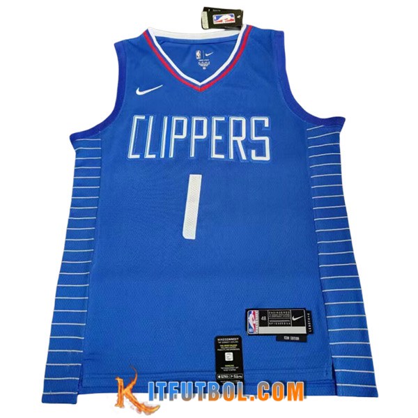 Camisetas De Futbol Los Angeles Clippers (HARDEN #1) 2023/24 Azul