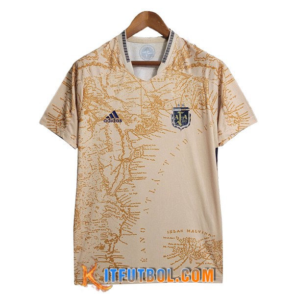 Camisetas De Futbol Argentina Retro Special Edition Amarillo 2020/2021
