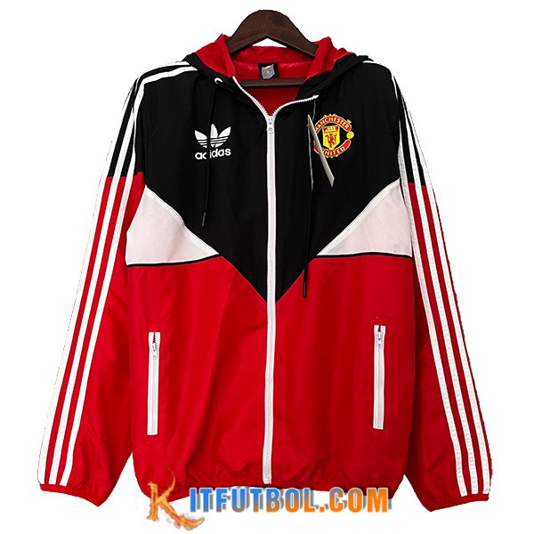 Rompevientos Manchester United Rojo/Negro 2023/2024 -02
