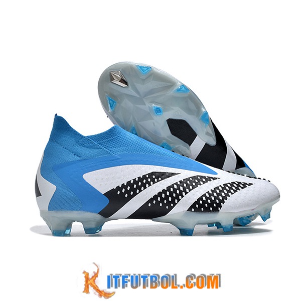 Adidas Botas De Fútbol PREDATOR ACCURACY+ FG BOOTS Blanco/Negro/Azul