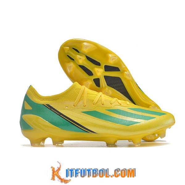 Adidas Botas De Fútbol X CRAZYFAST MESSI.1 FG BOOTS Amarillo/Verde