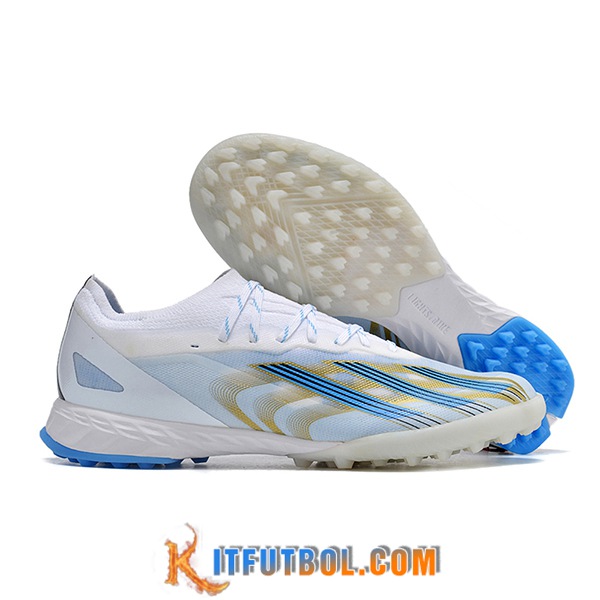 Adidas Botas De Fútbol X CRAZYFAST.1 TF BOOTS Azul/Blanco