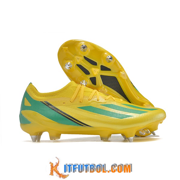 Adidas Botas De Fútbol X Crazyfast1 SG Amarillo/Verde