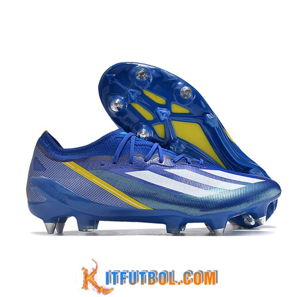 Adidas Botas De Fútbol X Crazyfast1 SG Azul/Blanco