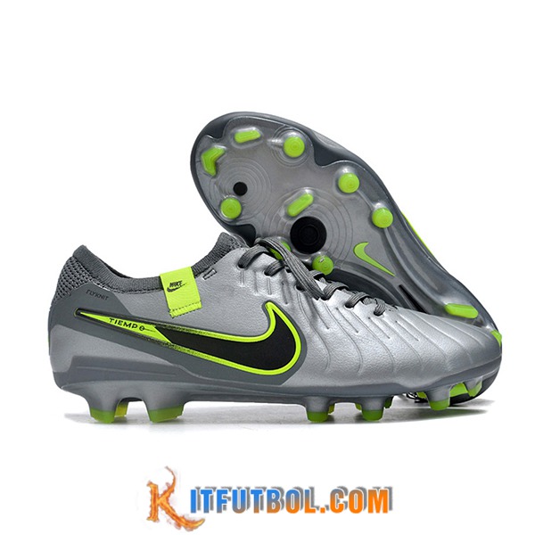 Nike Botas De Fútbol Tiempo Legend X Elite FG Gris