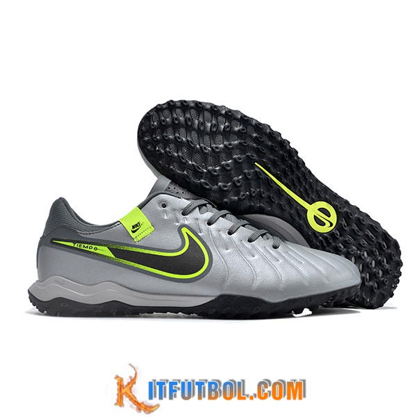 Nike Botas De Fútbol Tiempo Legend X Academy TF Gris