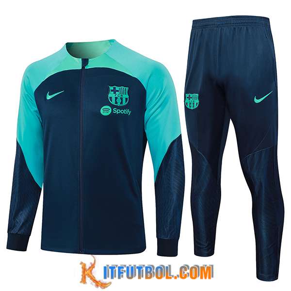 Chandal Equipos De Futbol - Chaqueta FC Barcelona Azul marino 2023/2024