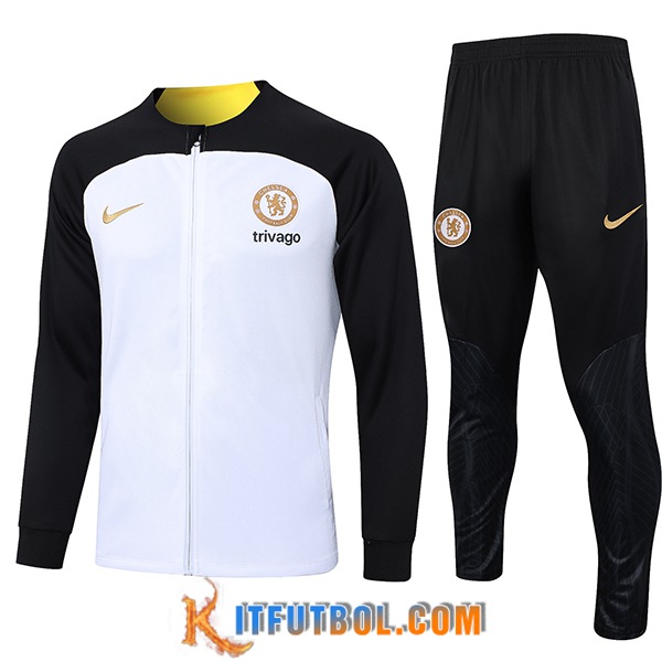 Chandal Equipos De Futbol - Chaqueta FC Chelsea Blanco 2023/2024