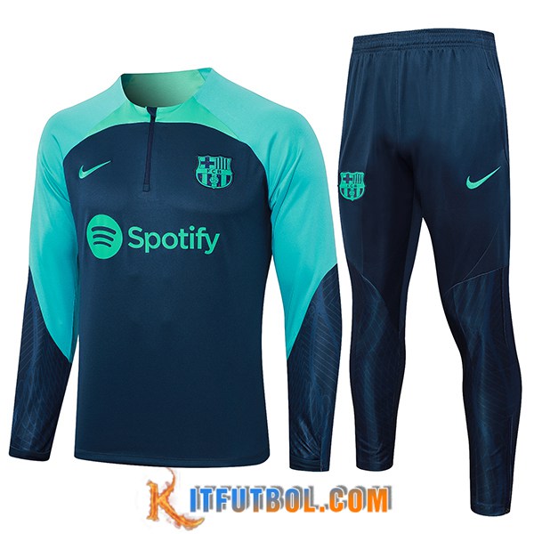 Chandal Equipos De Futbol FC Barcelona Azul marino 2023/2024 -02