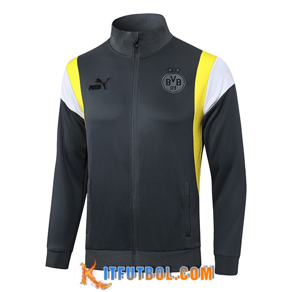Chaquetas Futbol Dortmund Gris 2023/2024