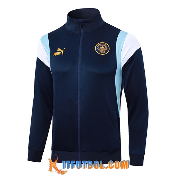 Chaquetas Futbol Manchester City Azul marino 2023/2024