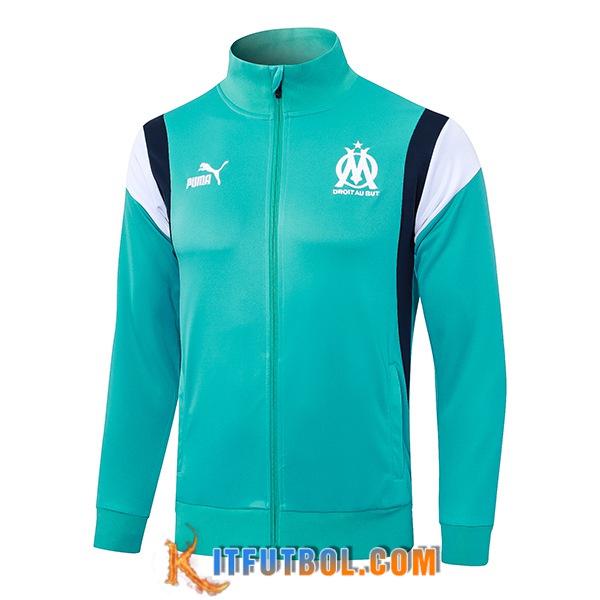 Chaquetas Futbol Marsella Azul Claro 2023/2024 -02