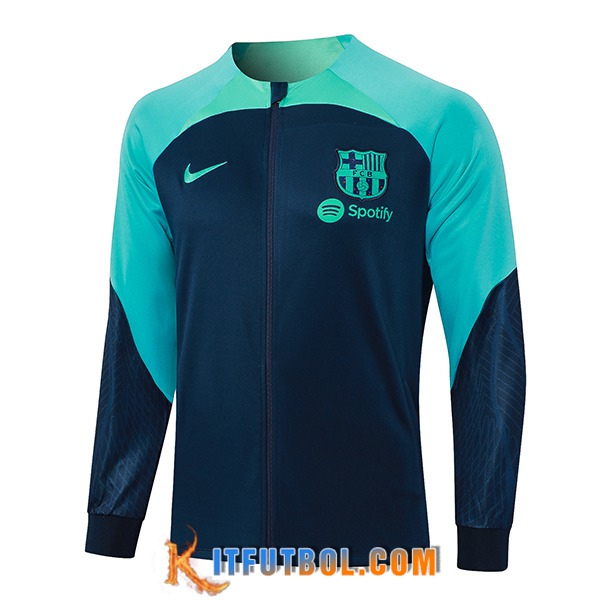 Chaquetas Futbol FC Barcelona Azul marino 2023/2024