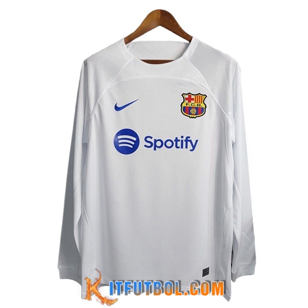 Camisetas De Futbol FC Barcelona Segunda Manga Largas 2023/2024