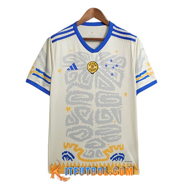 Camisetas De Futbol Atletico Mineiro Special Edition Blanco/Amarillo 2023/2024